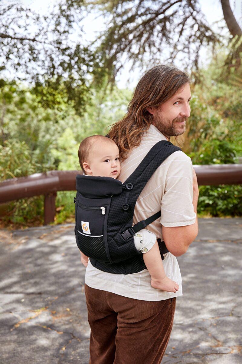 Ergobaby Adapt SoftFlex Mesh nosiljka, Onyx crna - Slika 5