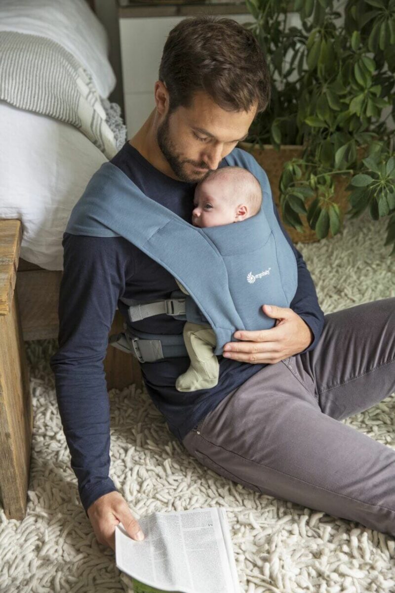 Ergobaby Embrace nosiljka, Oxford Blue, plava - Slika 10