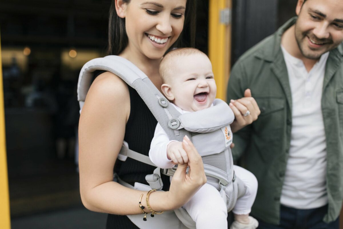 Ergobaby Cool Air Omni 360 nosiljka, Biserno siva - Slika 7