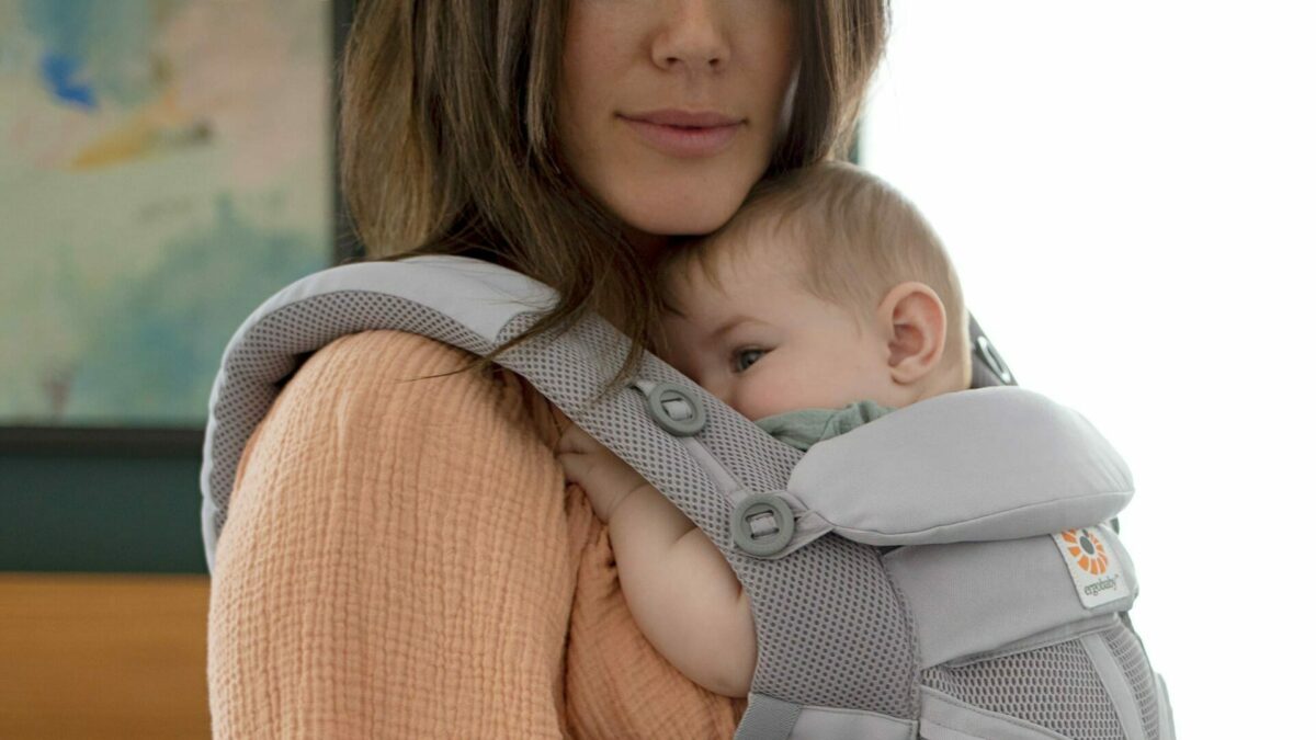 Ergobaby Cool Air Omni 360 nosiljka, Biserno siva - Slika 13
