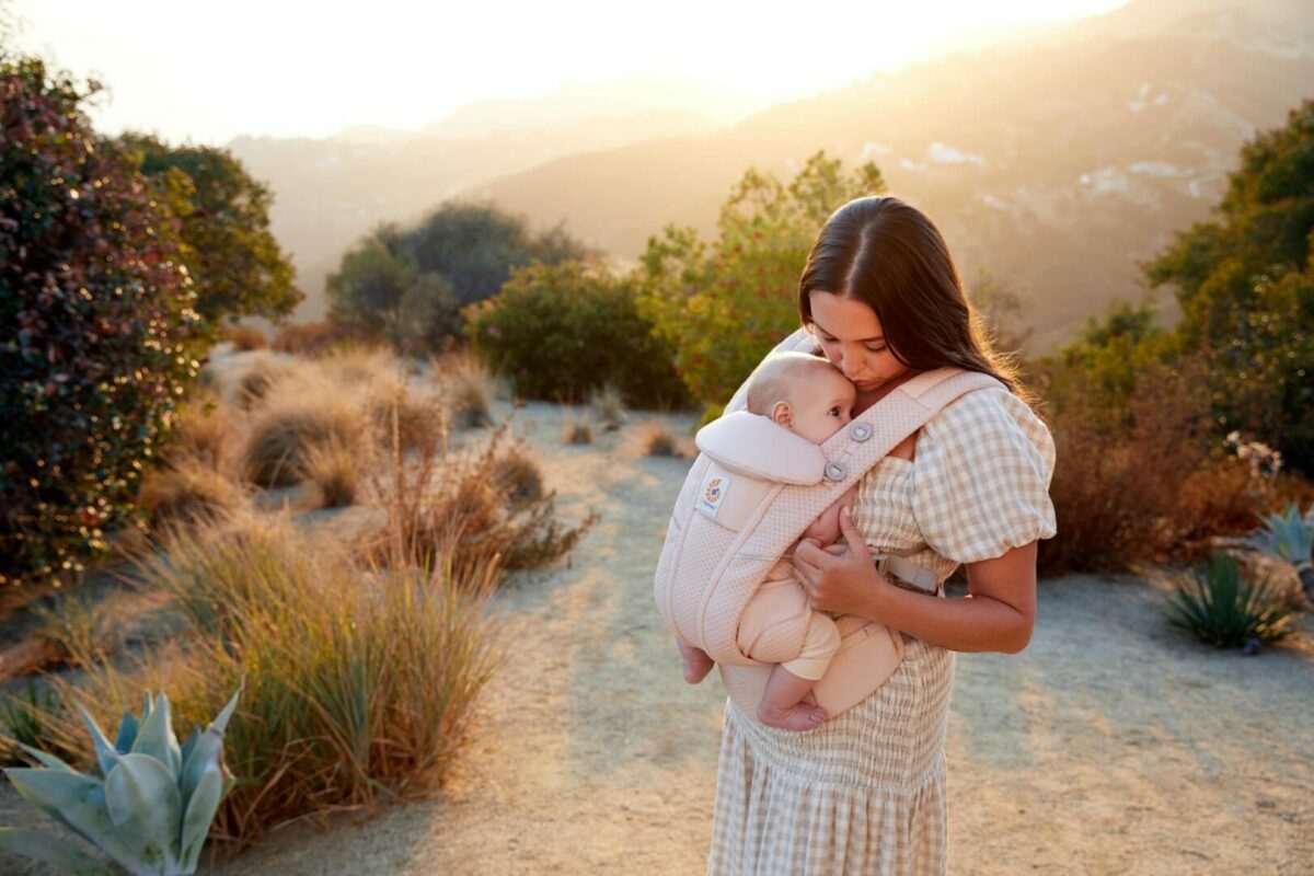 Ergobaby Omni Breeze nosiljka, Kvarc roza - Slika 10