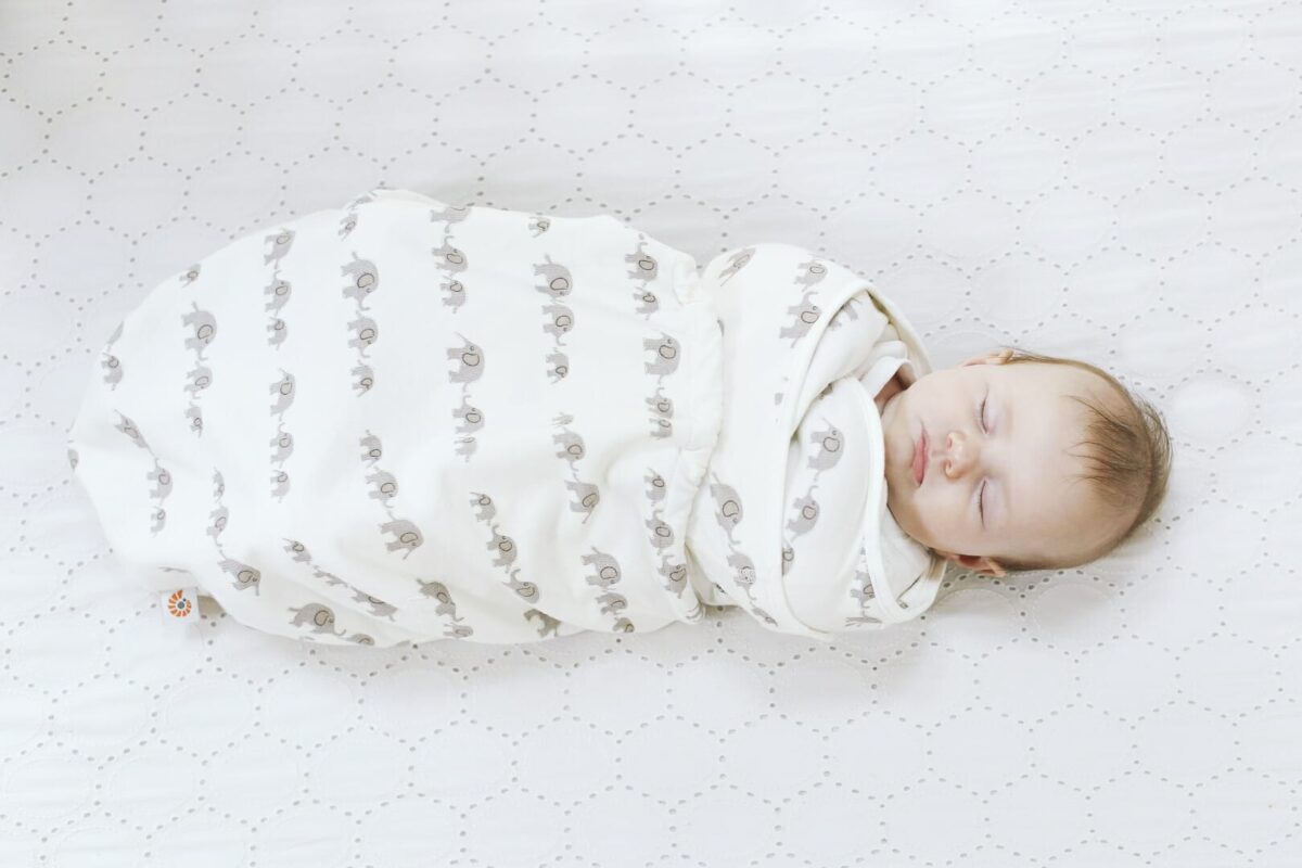 Ergobaby Swaddler vreća za spavanje, Elephant