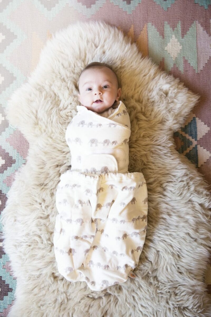 Ergobaby Swaddler vreća za spavanje, Elephant - Slika 20
