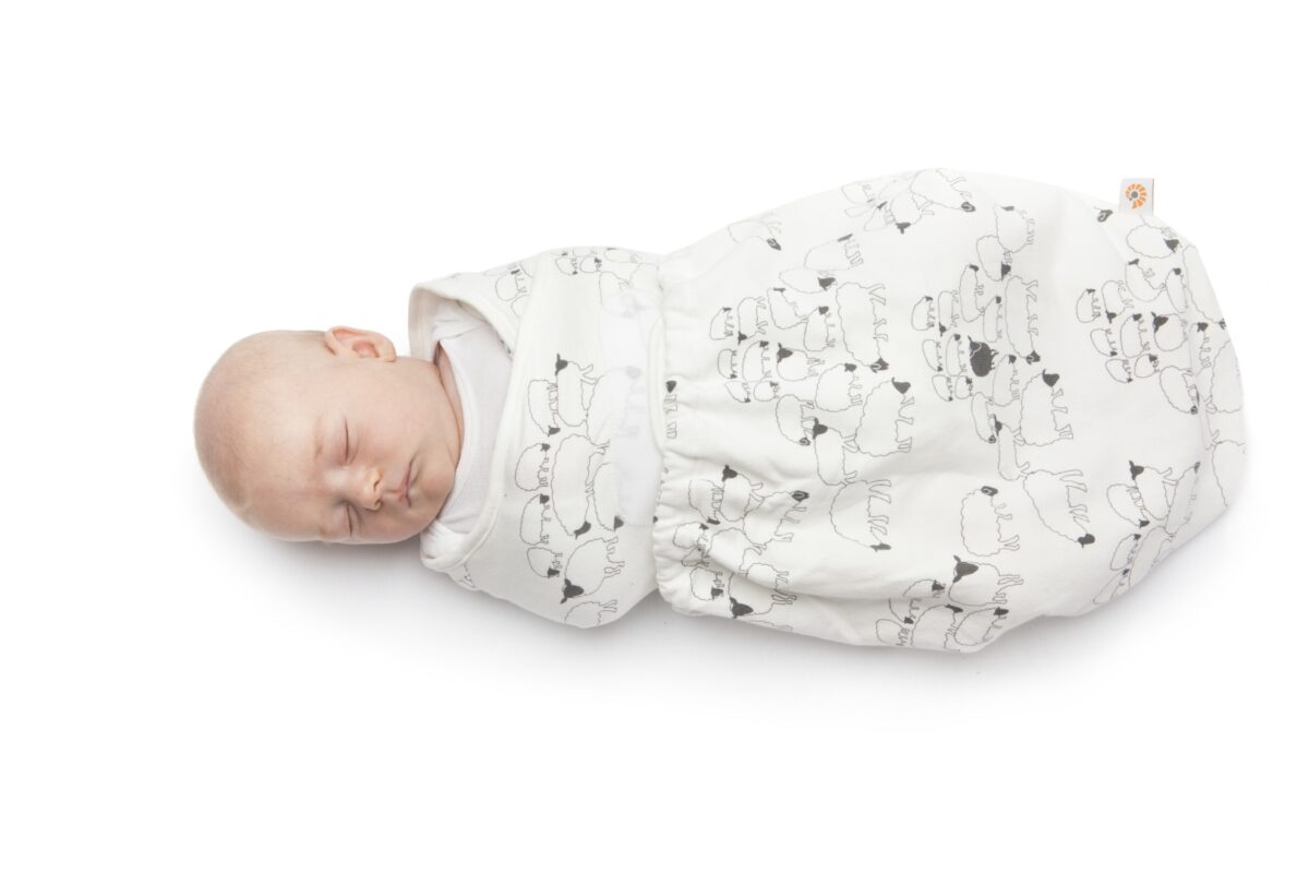 Ergobaby Swaddler vreća za spavanje, Sheep - Slika 2