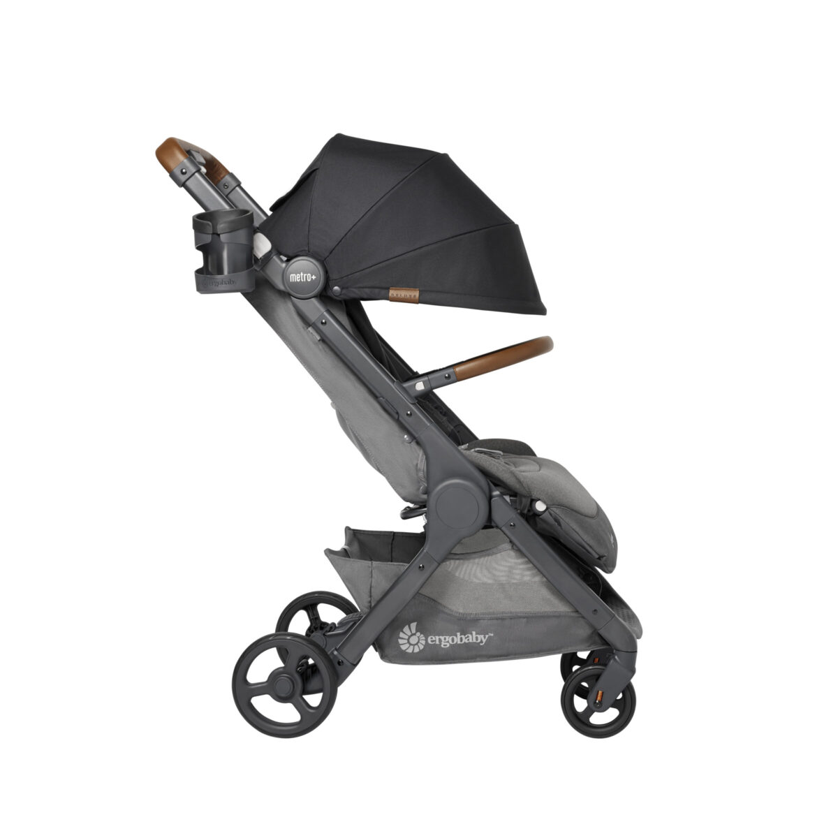 Bundle: Ergobaby Metro+ Deluxe Skyline Shadow + prednja zaštitna ručka i držač za bocu - Slika 2