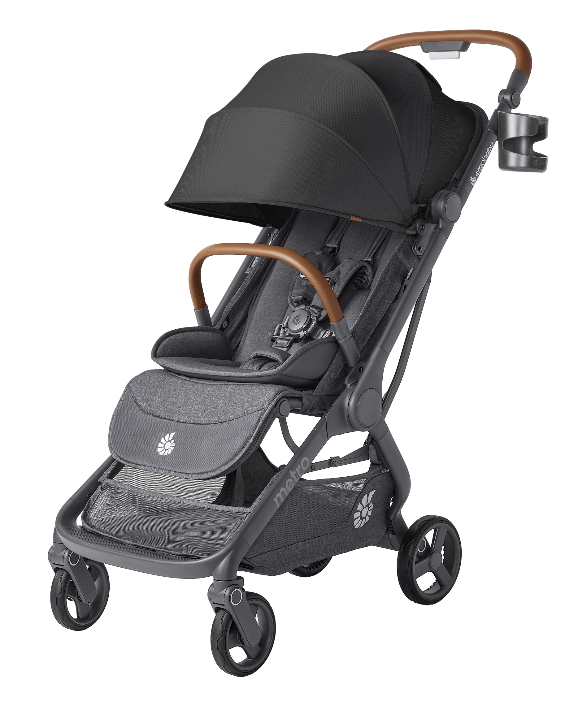 Ergobaby Metro 3 Deluxe kompaktna gradska kolica - Jet Black