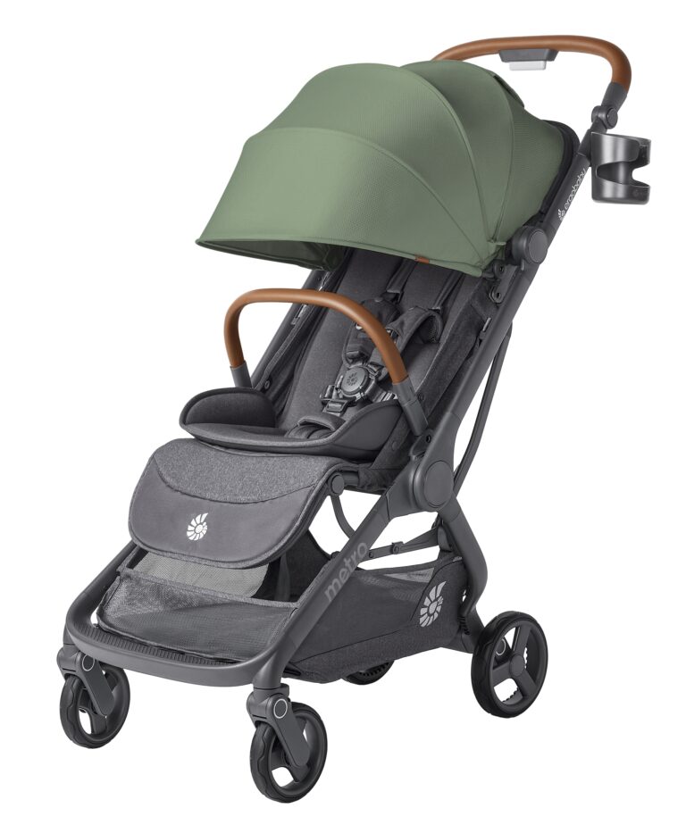 3u1 kolica Ergobaby Metro 3 Deluxe, Willow Green + BeSafe iZi Go Modular X2 i-Size autosjedalica