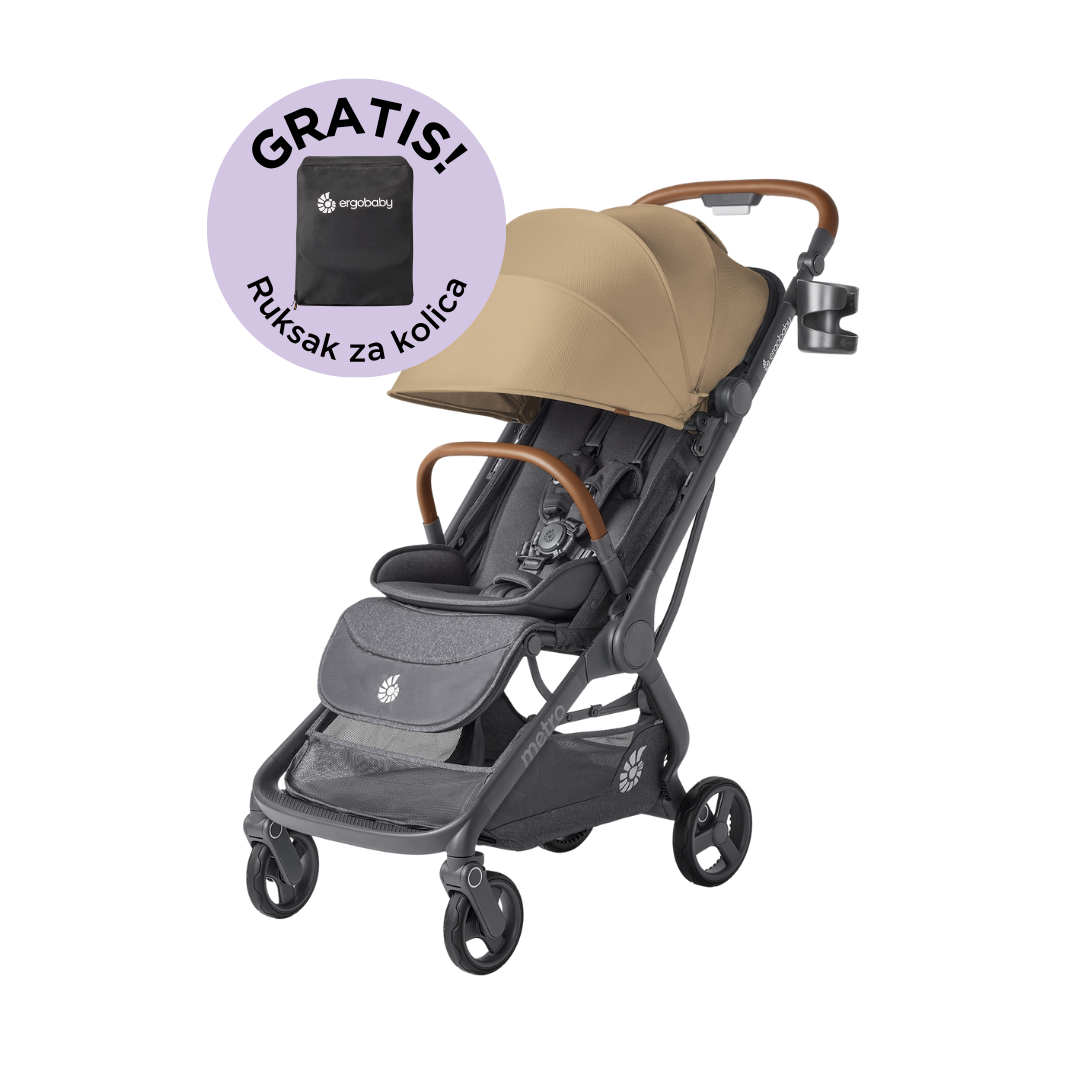 Metro 3 Deluxe kompaktna gradska kolica - Camel