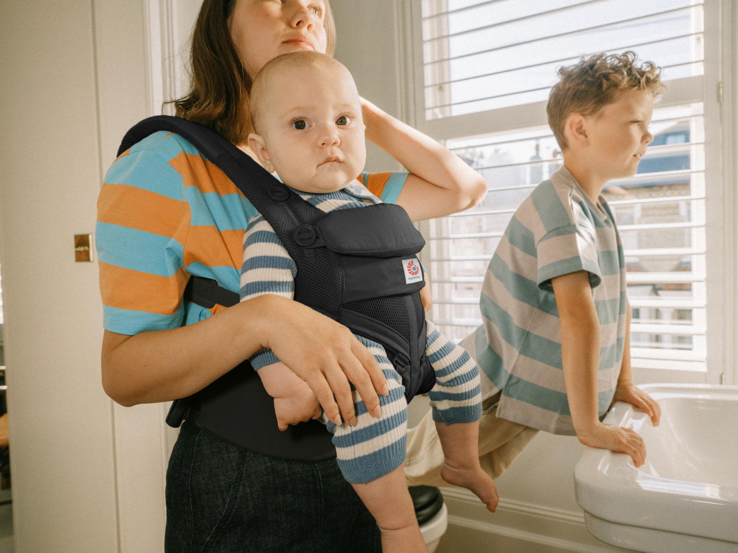 Ergobaby Omni Classic Mesh nosiljka, Onyx crna - Slika 6