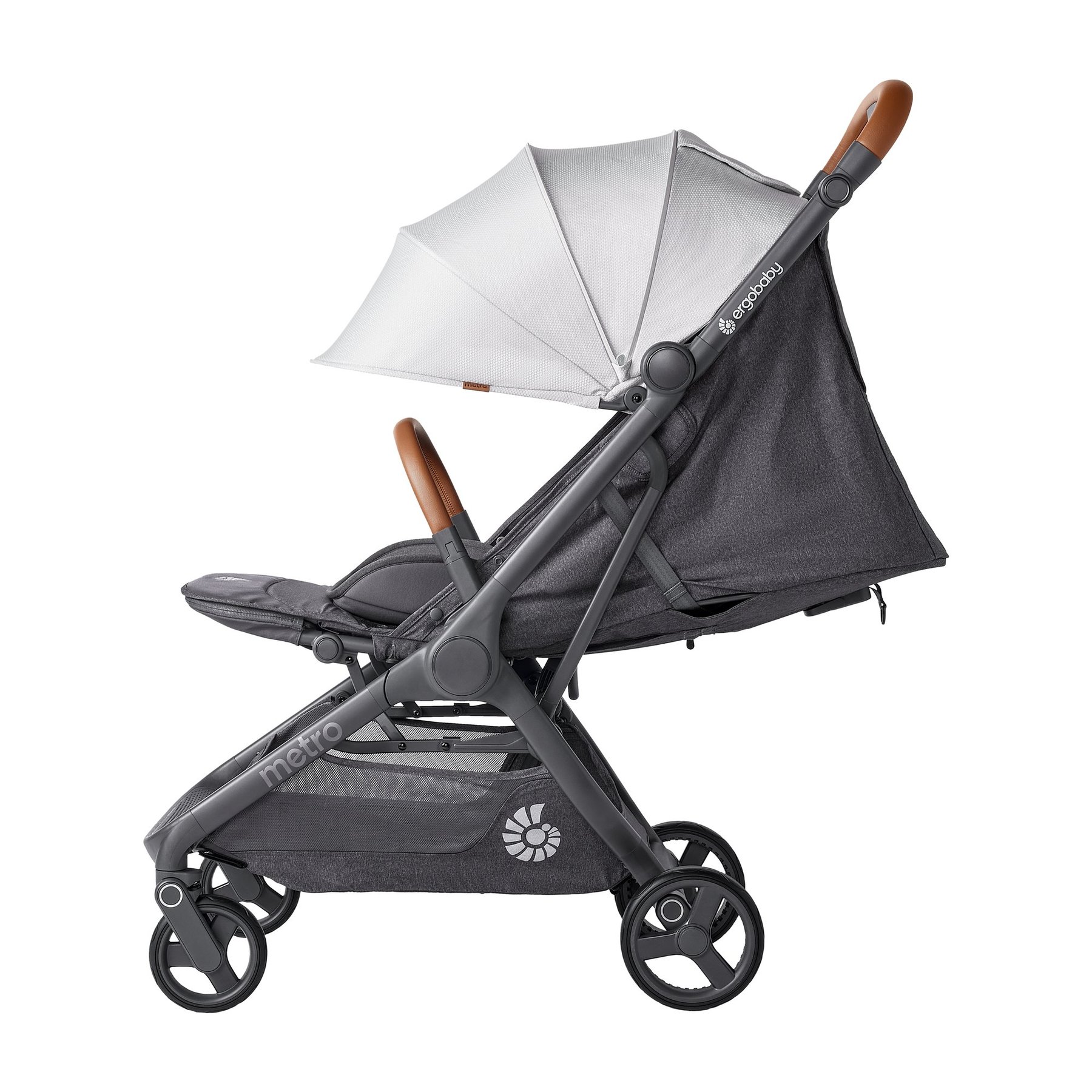 Ergobaby Metro 3 Deluxe kompaktna gradska kolica - Pearl Grey - Slika 2