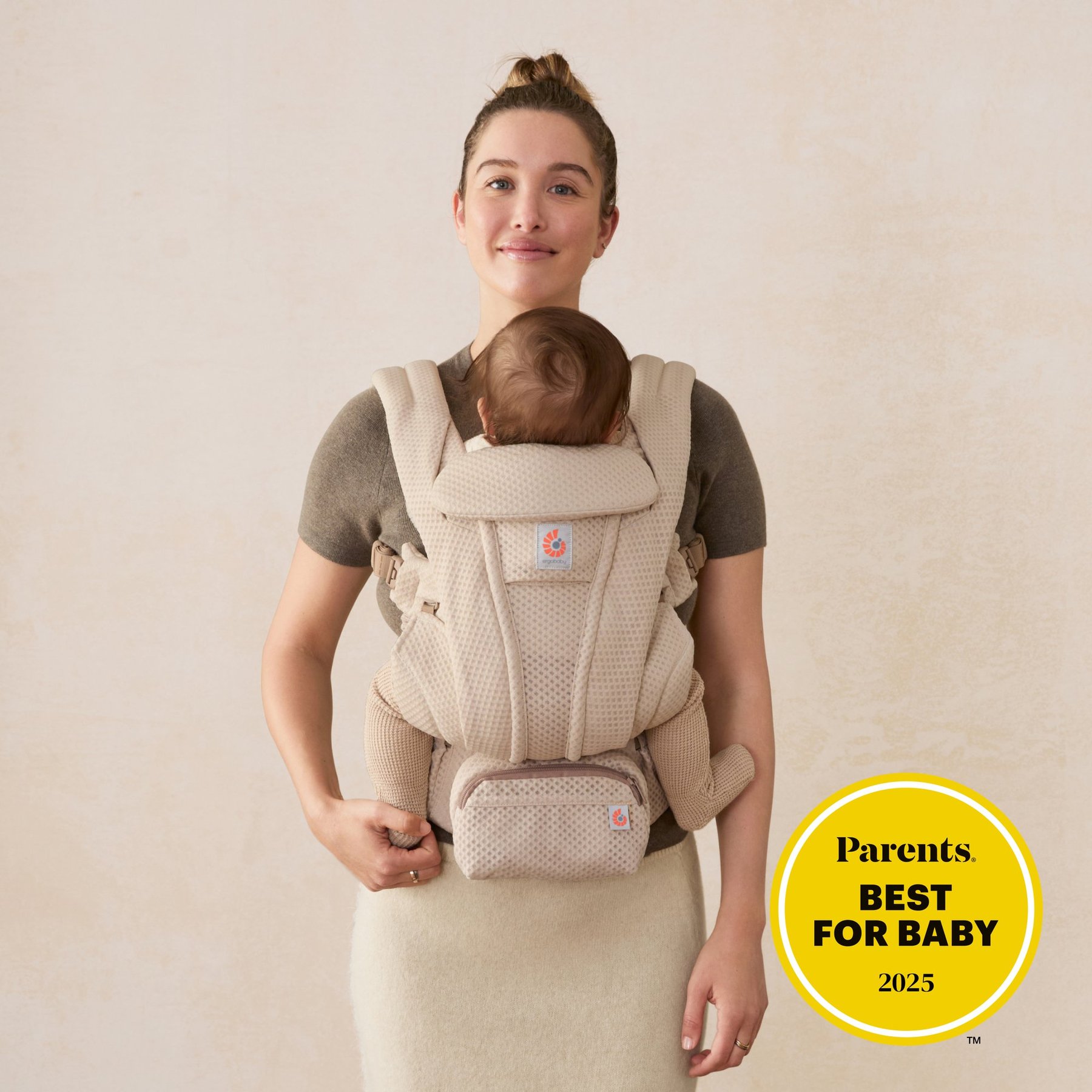 Ergobaby Omni Deluxe Mesh nosiljka - Natural Beige - Slika 3