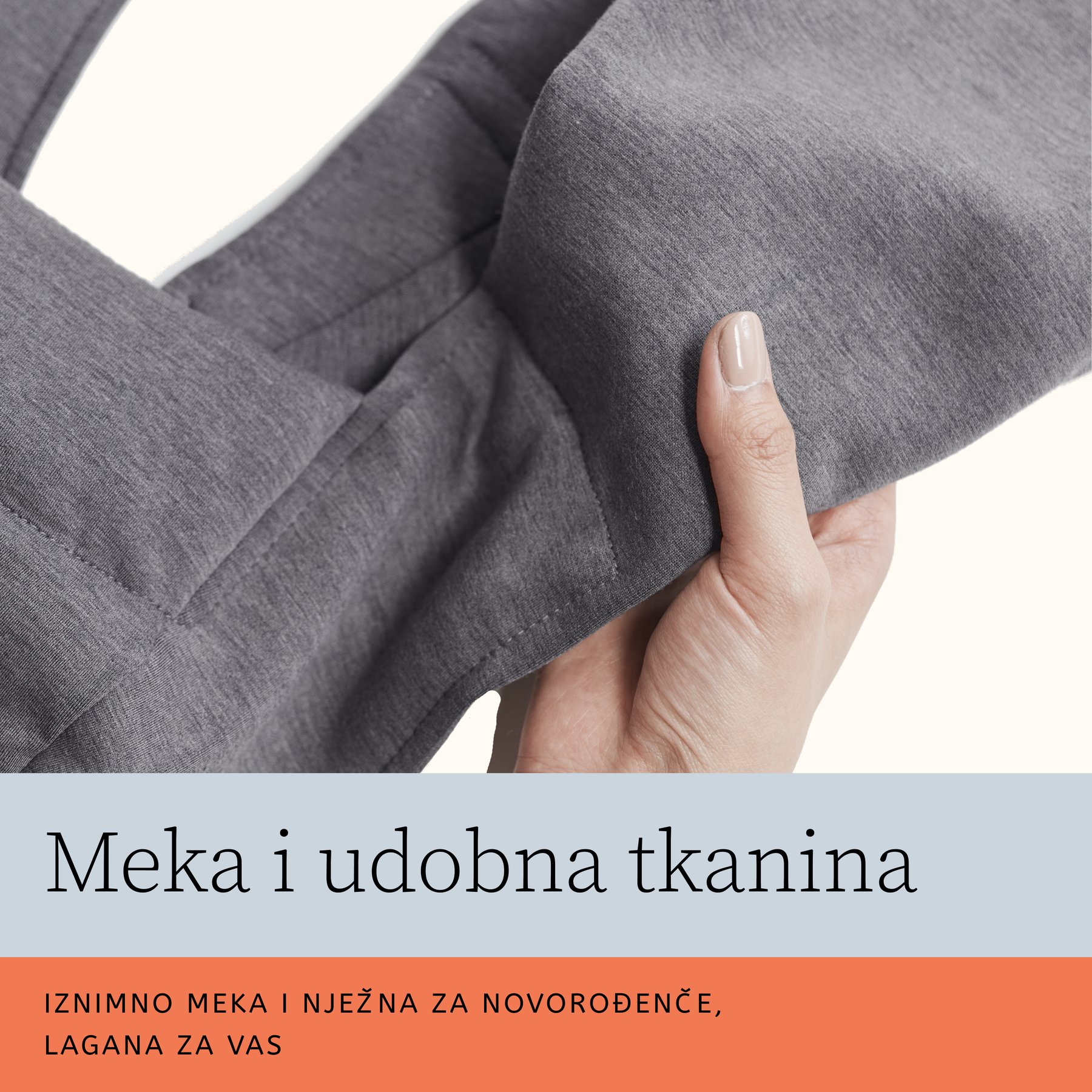 Ergobaby Embrace nosiljka, crna - Slika 7