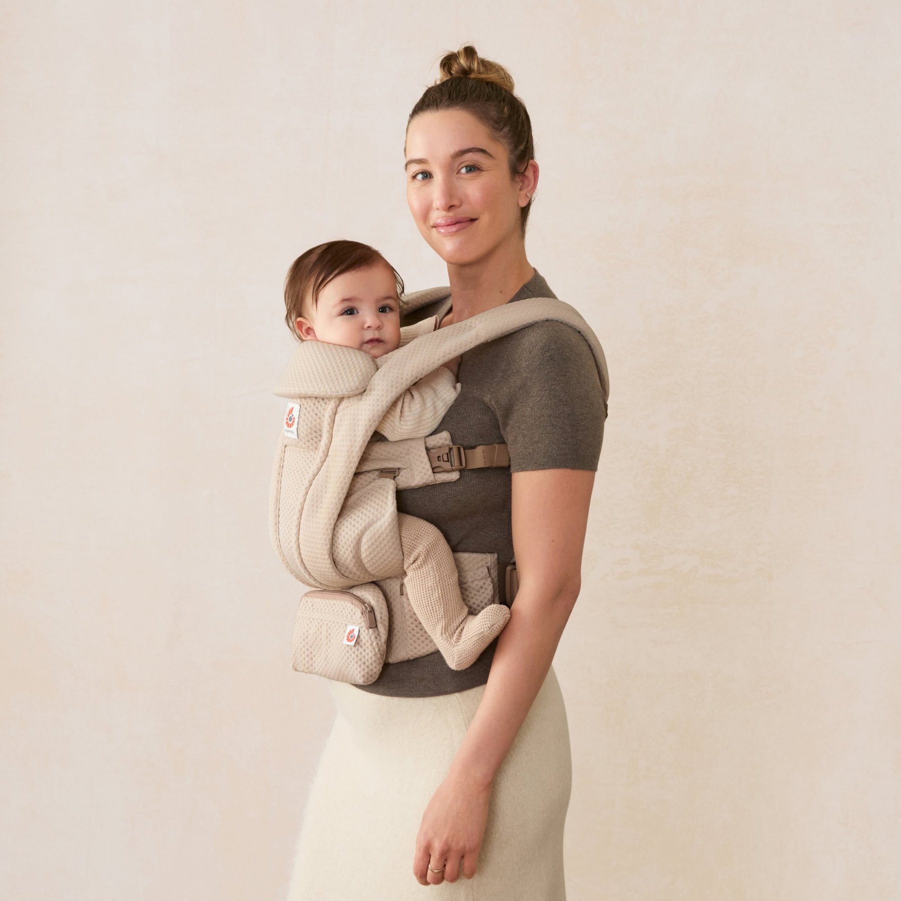Ergobaby Omni Deluxe Mesh nosiljka - Natural Beige - Slika 9