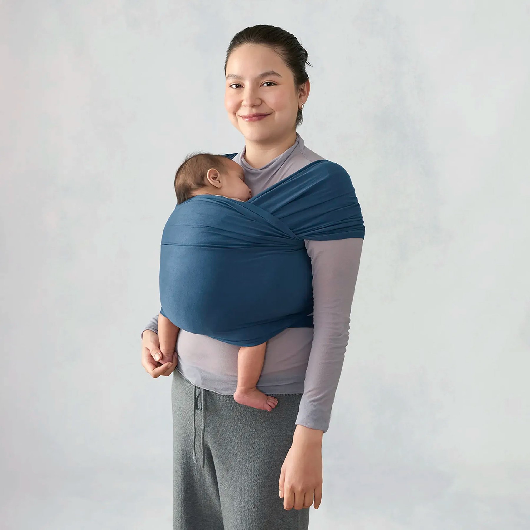 Ergobaby Aura marama Sustainable Knit - Twilight Navy - Slika 8