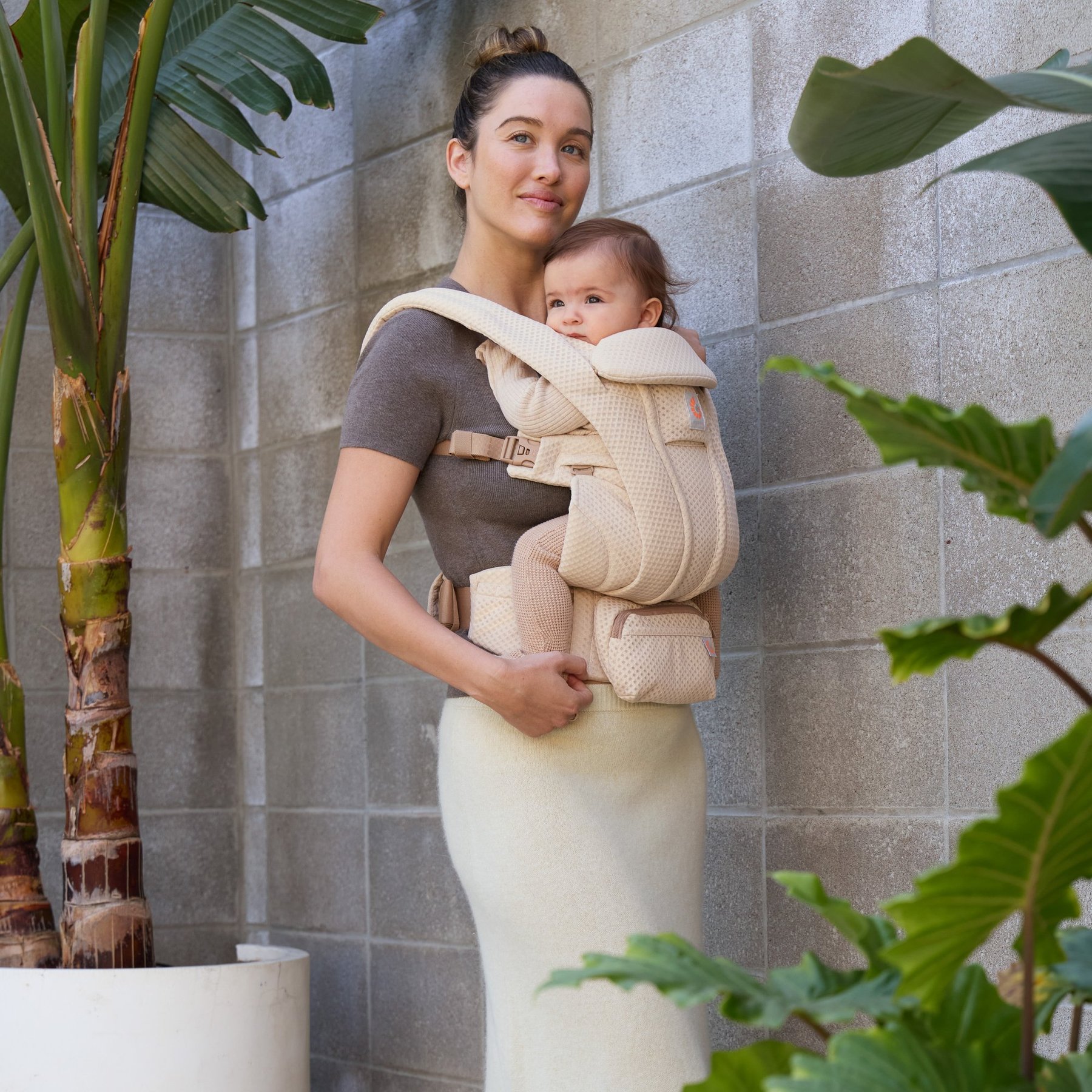 Ergobaby Omni Deluxe Mesh nosiljka - Natural Beige - Slika 11