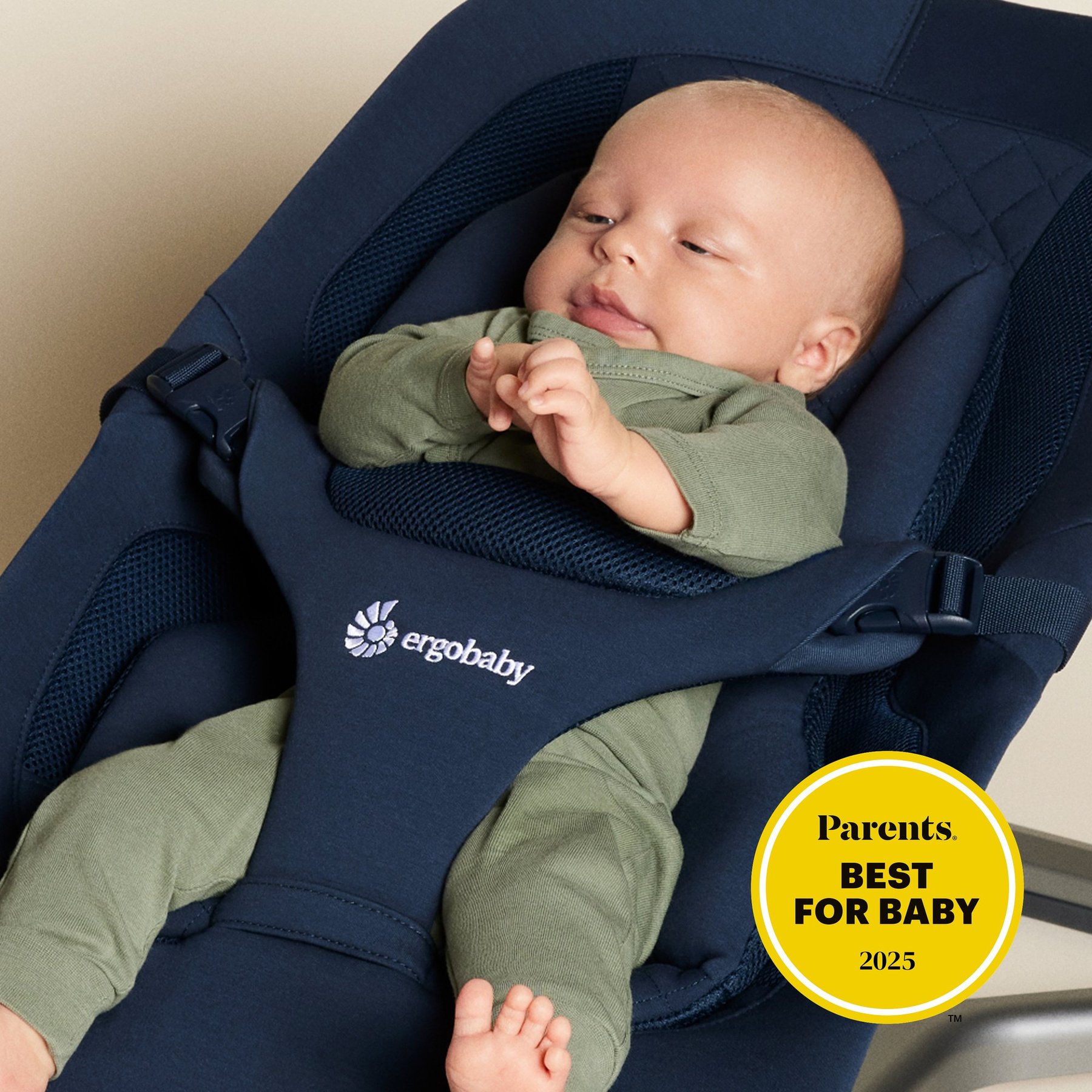 Ergobaby Evolve ležaljka 3u1 – Midnight Blue - Slika 8