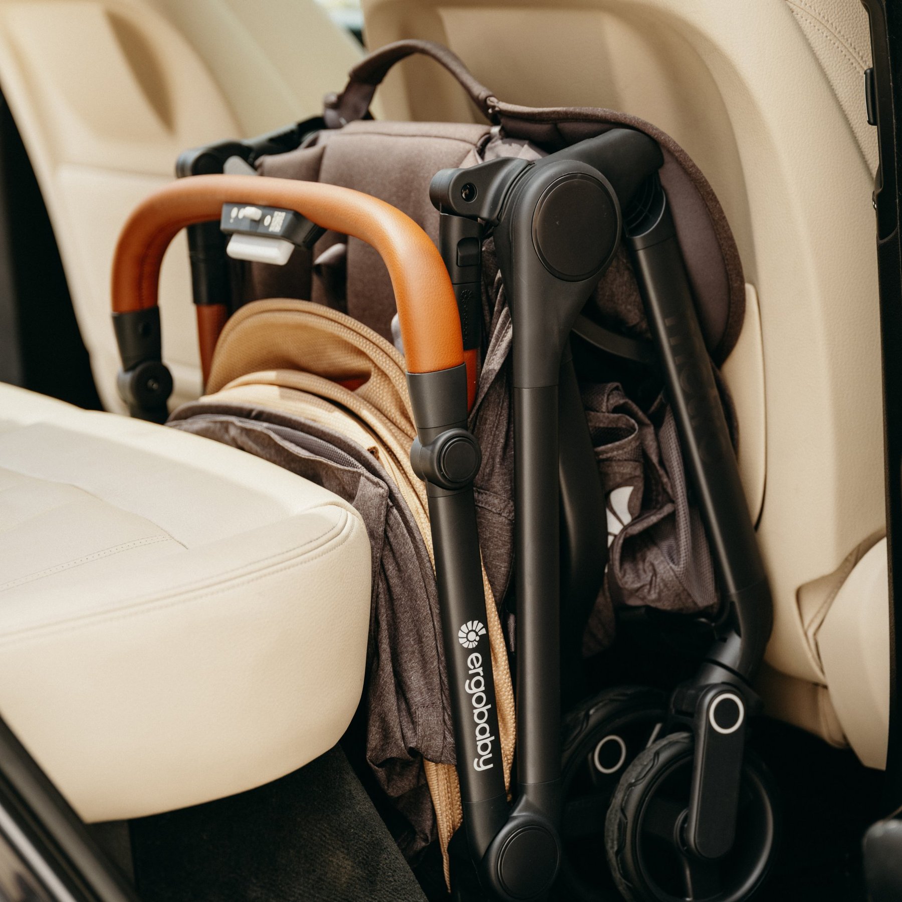 Ergobaby Metro 3 Deluxe kompaktna gradska kolica - Pearl Grey - Slika 9