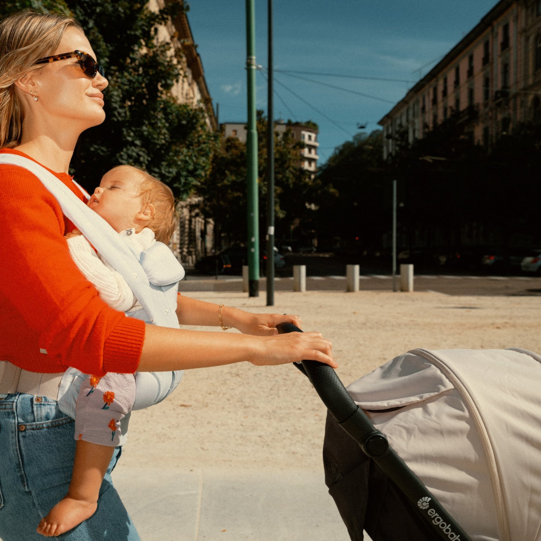Ergobaby Metro 3 dječja kolica - Soft Olive - Slika 8