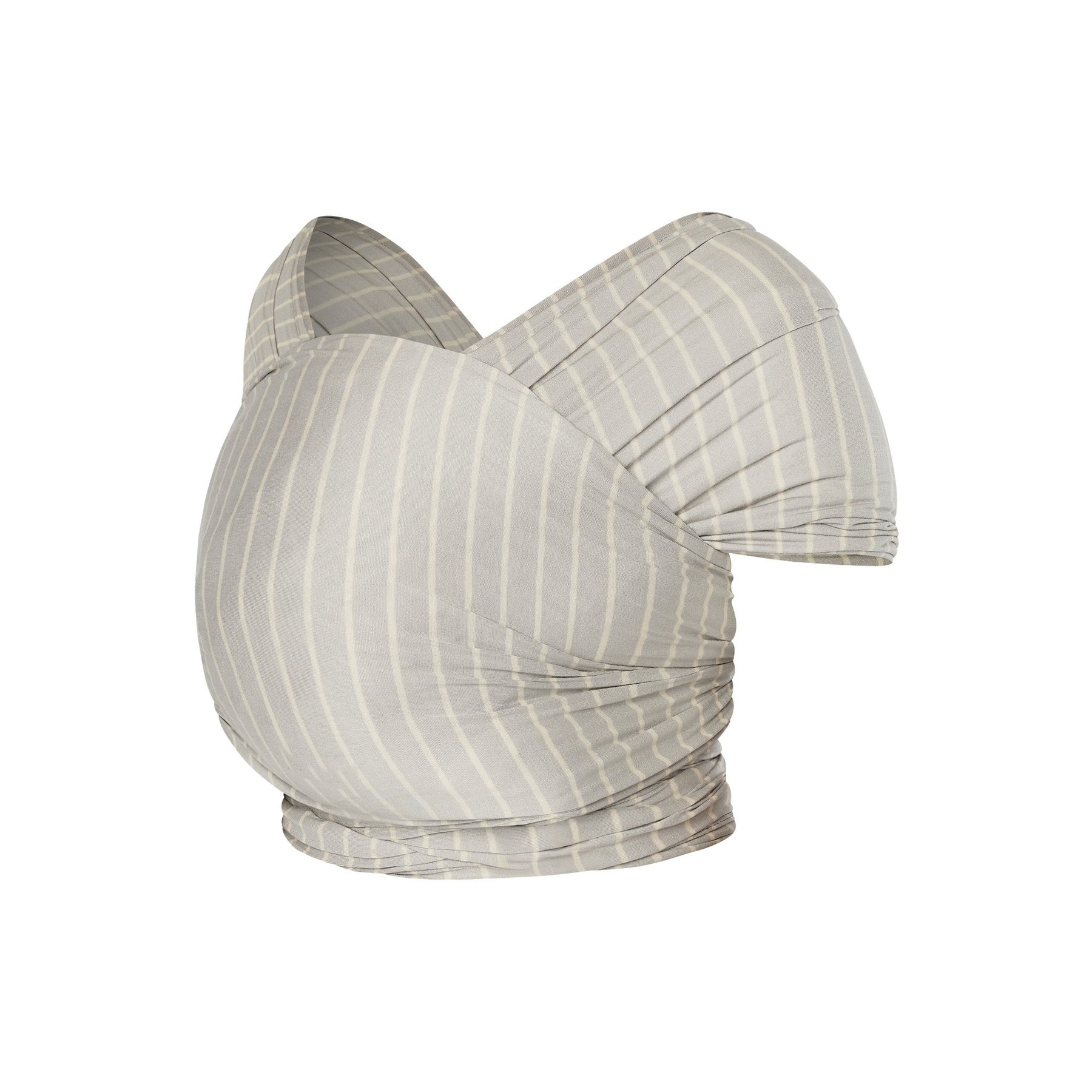 Ergobaby Aura marama Sustainable Knit - Grey Stripes - Slika 12