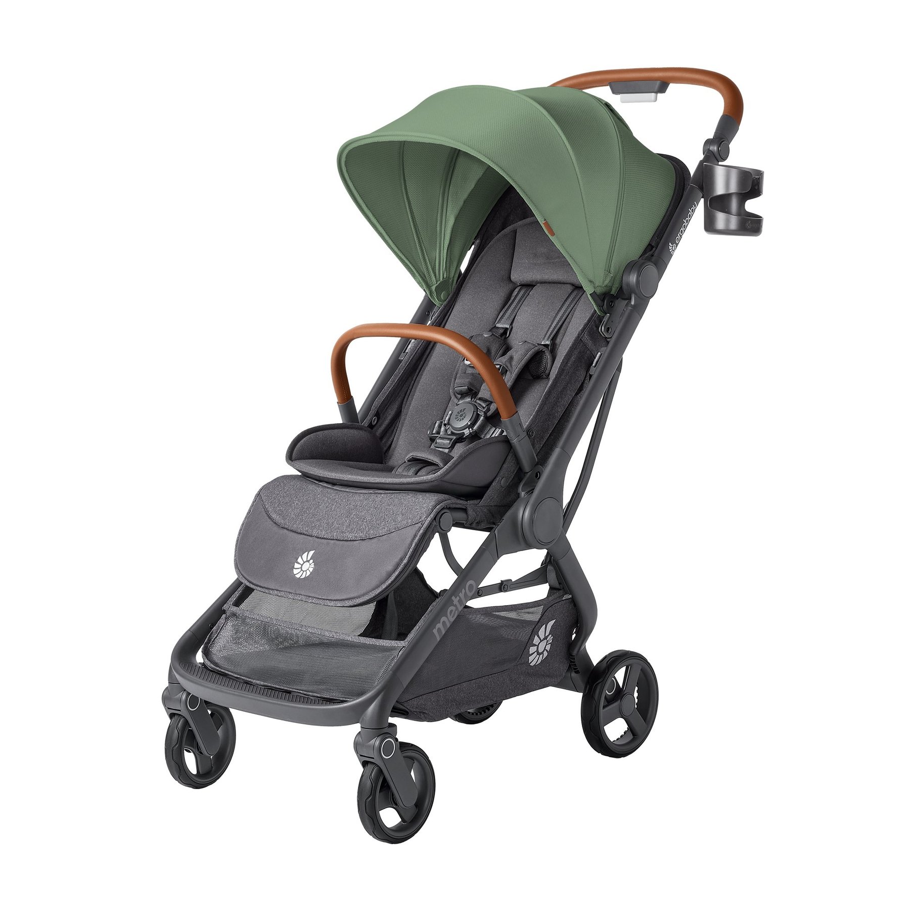 Ergobaby Metro 3 Deluxe kompaktna gradska kolica - Willow Green - Slika 14